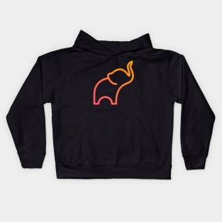 Cute Elephant Kids Hoodie